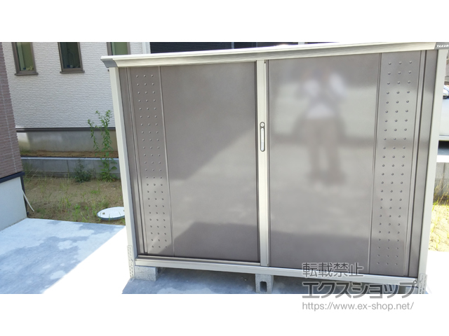 新潟県長岡市のの物置・屋外倉庫 グランプレステージジャンプ 1879×900×1400 GP-199C-F-CB 施工例