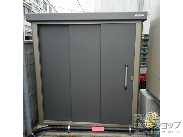 大阪府大阪市のの物置・屋外倉庫 エスケーエイト SK8-70 一般型 1800×1200×1940 SK8-70-GK 施工例