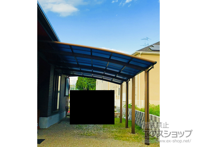 愛媛県西条市ののカーポート レイナベーカポートグラン　積雪〜20cm対応 施工例