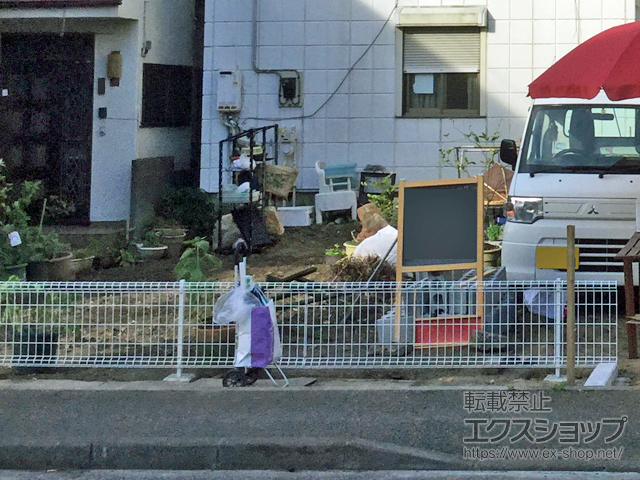 神奈川県横浜市ののフェンス・柵 ハイグリッドフェンスN8型 フリーポールタイプ 施工例