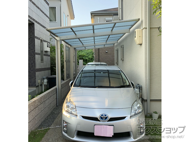 大阪府堺市ののカーポート エフルージュグラン 延長　積雪〜20cm対応 施工例