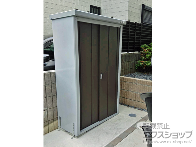 千葉県市川市のの物置・屋外倉庫 ロータス LS-1105 一般型 1120×500×1800 LS-1105-CB 施工例