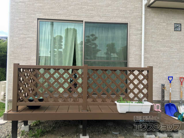 長野県松本市ののウッドデッキ リウッドデッキ 200 施工例