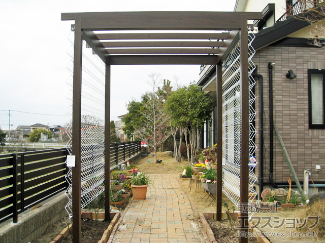 福岡県大川市ののフェンス・柵 トレメッシュ シングル 施工例