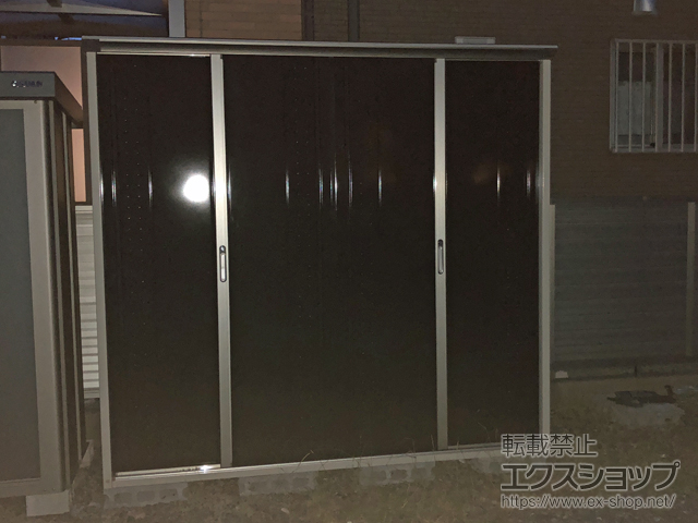 静岡県浜松市のの物置・屋外倉庫 グランプレステージジャンプ 2247×900×2100 GP-229H-F-CK 施工例