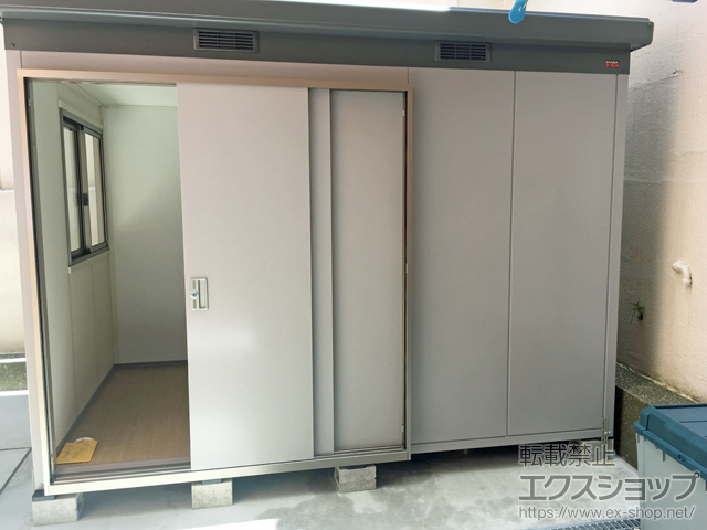 東京都渋谷区のの物置・屋外倉庫 ナイソー 一般型 3040×1880×2270 SMK-58S 施工例