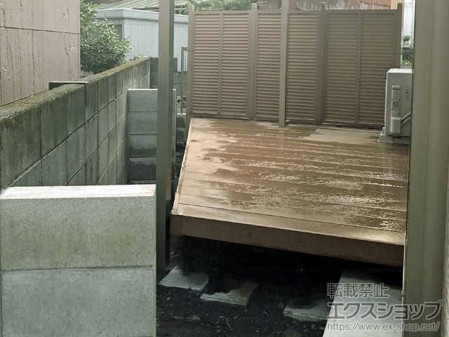 東京都中野区ののテラス屋根 ヴェクターテラス F型 テラスタイプ 単体 積雪〜20cm対応※張り出し納まり 施工例