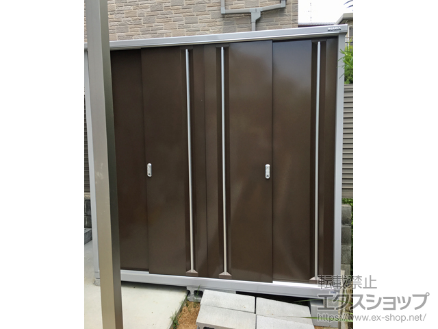 奈良県奈良市のの物置・屋外倉庫 シンプリー 一般型 1940×905×1903 MJX-199E-TB 施工例