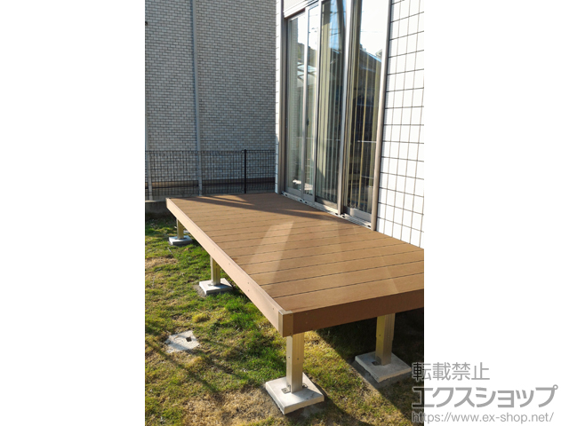 福岡県北九州市ののウッドデッキ マージウッドデッキ 施工例