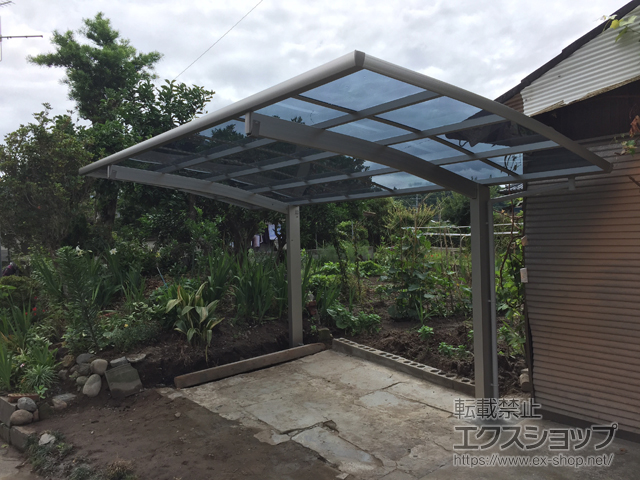 鹿児島県南さつま市ののカーポート プレシオスポート 積雪〜20cm対応 施工例