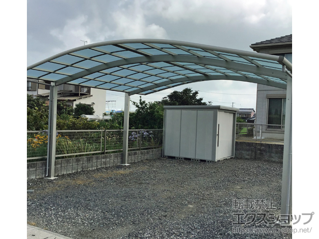 愛知県弥富市ののカーポート レイナツインポートグラン　積雪〜20cm対応 施工例