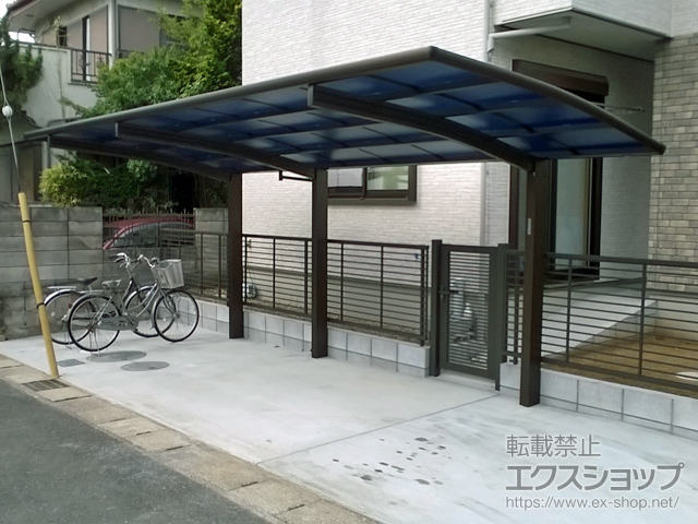 千葉県市川市ののカーポート レイナポートグラン 延長　積雪〜20cm対応 施工例