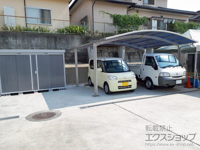 熊本県合志市のの物置・屋外倉庫 ネクスタ 一般型 3050×1790×2020 NXN-55S-PG 施工例