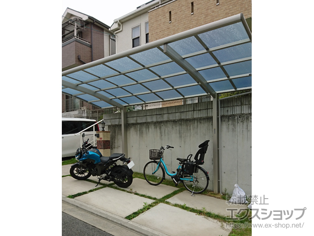大阪府高槻市ののカーポート レイナポートグラン　積雪〜20cm対応 施工例