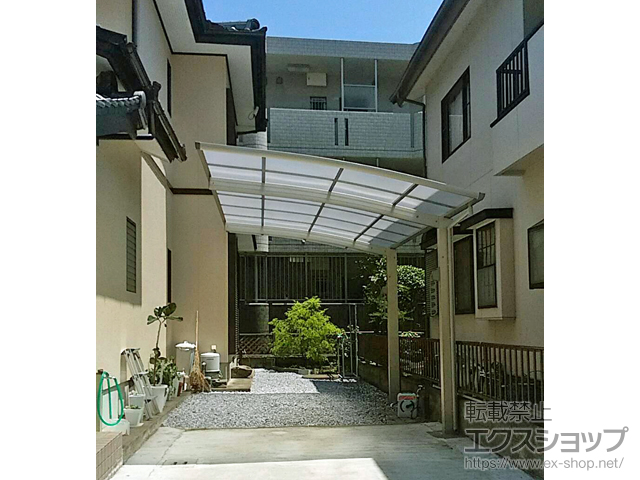 宮崎県宮崎市ののカーポート プレシオスポート 積雪〜20cm対応 施工例