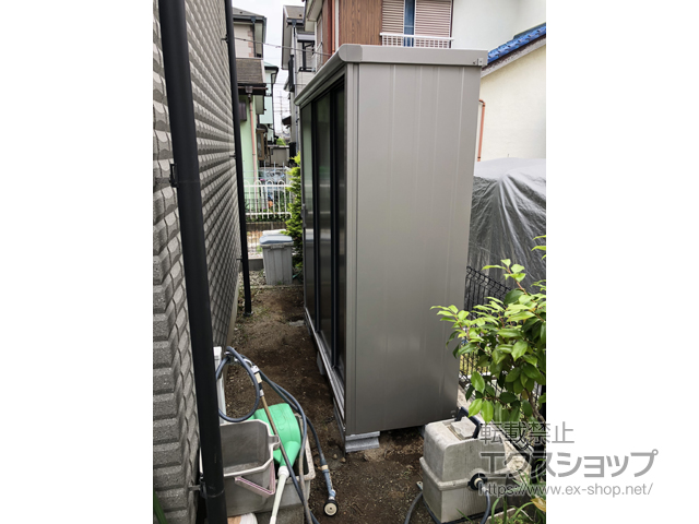 神奈川県横浜市のの物置・屋外倉庫 エスモ 一般型 1950×650×1959 ESE-1906A-SM 施工例