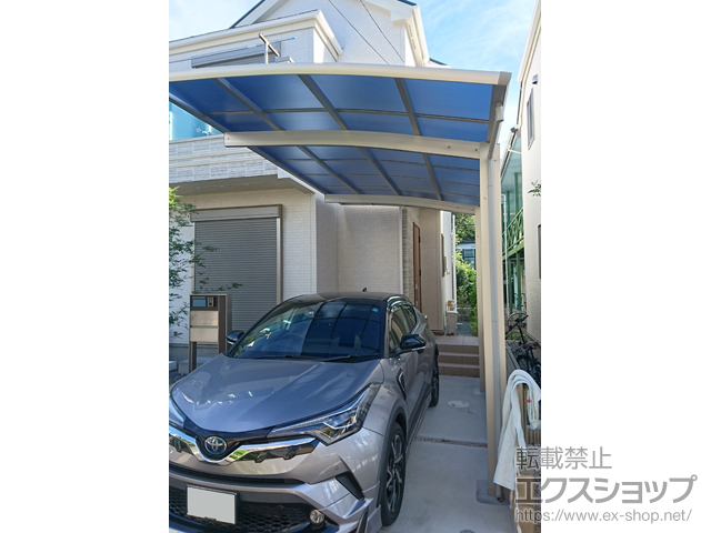 東京都世田谷区ののカーポート レイナポートグラン　積雪〜20cm対応 施工例