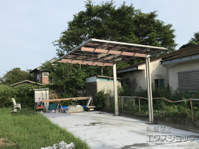 千葉県東金市ののカーポート エフルージュグラン　積雪〜20cm対応 施工例