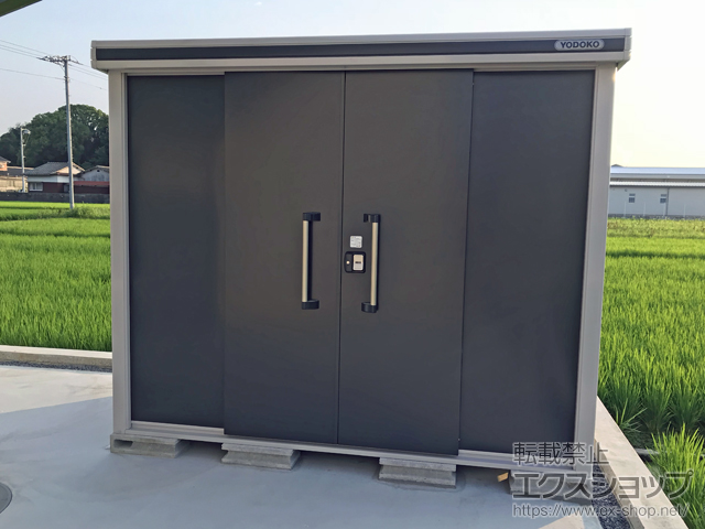 香川県丸亀市のの物置・屋外倉庫 エルモ 一般型 2570×1520×2120（LMD-2515） LMD-2515-SM 施工例