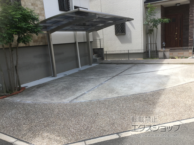 福岡県大野城市ののカーポート プレシオスポート 積雪〜20cm対応 施工例