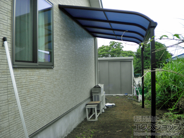 千葉県市原市ののテラス屋根 ヴェクターテラス R型 テラスタイプ 単体 積雪〜20cm対応 施工例