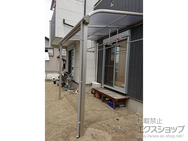 岐阜県羽島郡笠松町ののテラス屋根 ヴェクターテラス R型 テラスタイプ 単体 積雪〜20cm対応 施工例