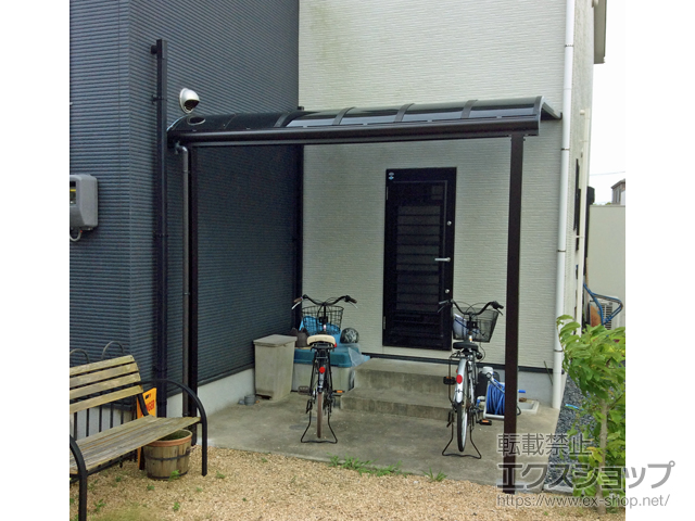 山口県宇部市ののテラス屋根 ヴェクターテラス R型 テラスタイプ 単体 積雪〜20cm対応 施工例