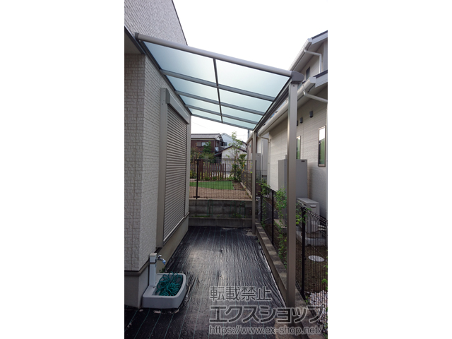 福岡県古賀市ののテラス屋根 ヴェクターテラス F型 テラスタイプ 単体 積雪〜20cm対応 施工例