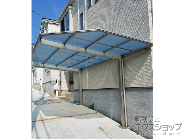 神奈川県茅ヶ崎市ののカーポート エフルージュグラン　積雪〜20cm対応 施工例