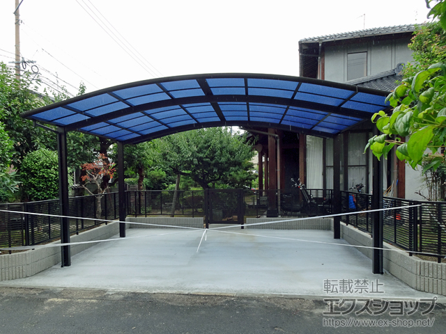 熊本県熊本市ののカーポート レイナツインポートグラン　積雪〜20cm対応 施工例