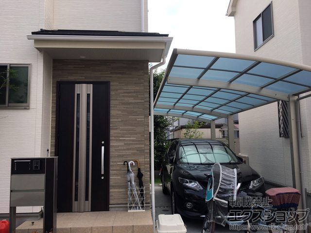 東京都調布市ののカーポート レイナポートグラン 延長　積雪〜20cm対応 施工例