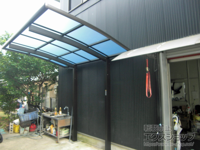 福岡県久留米市ののサイクルポート・駐輪場 レイナポートグランミニ 積雪〜20cm対応 施工例