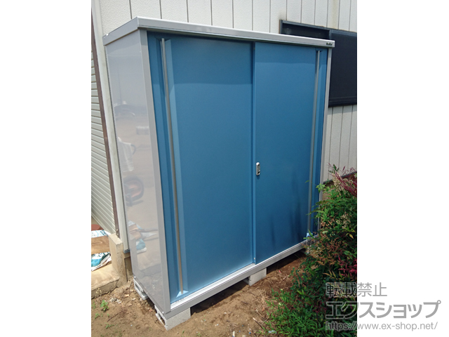 東京都杉並区のの物置・屋外倉庫 シンプリー 一般型 1740×615×1903 MJX-176E-AB 施工例