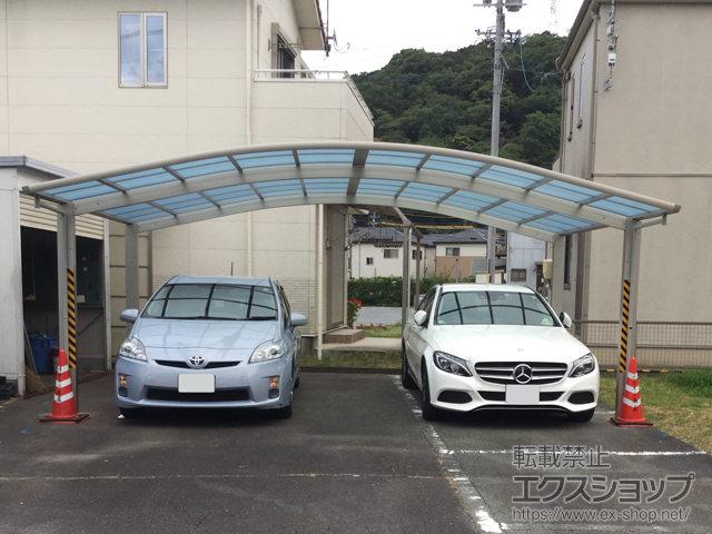 静岡県浜松市ののカーポート レイナツインポートグラン　積雪〜20cm対応 施工例
