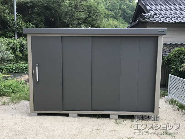 大分県日田市のの物置・屋外倉庫 エスケーエイト SK8-180 一般型 3000×2000×1940 SK8-180-GK 施工例