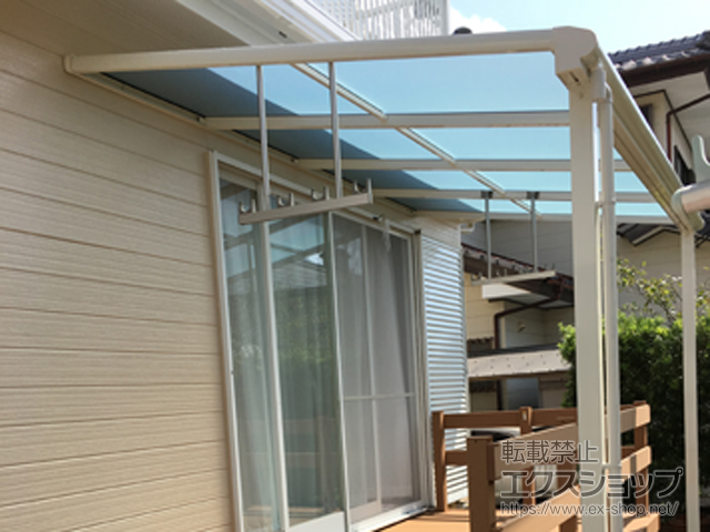 宮崎県宮崎市ののテラス屋根 ヴェクターテラス F型 テラスタイプ 単体 積雪〜20cm対応 施工例