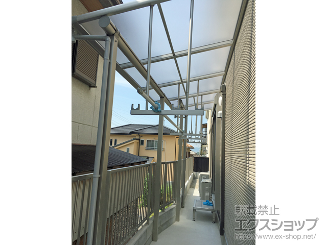 京都府城陽市ののテラス屋根 ヴェクターテラス F型 テラスタイプ 単体 積雪〜20cm対応 施工例