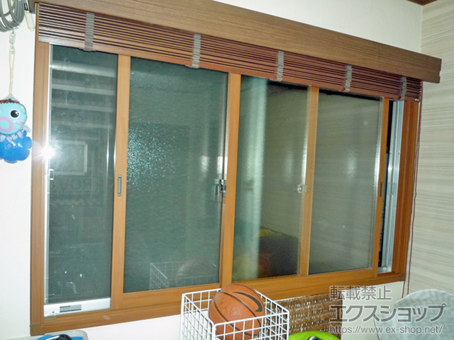 佐賀県佐賀市のの二重窓（内窓） インプラス ダストバリア仕様 引違い窓 2枚建 施工例