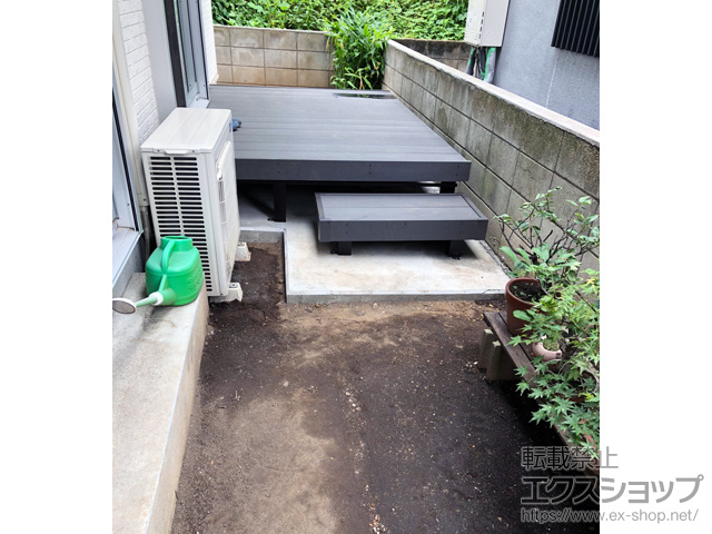 東京都東大和市ののウッドデッキ リウッドデッキ 200 施工例