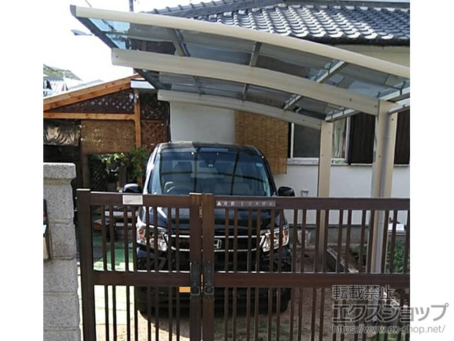 大阪府泉大津市ののカーポート プレシオスポート 積雪〜20cm対応 施工例