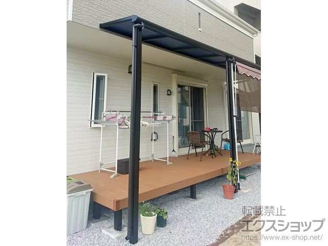 福岡県福岡市ののウッドデッキ リウッドデッキ 200 施工例