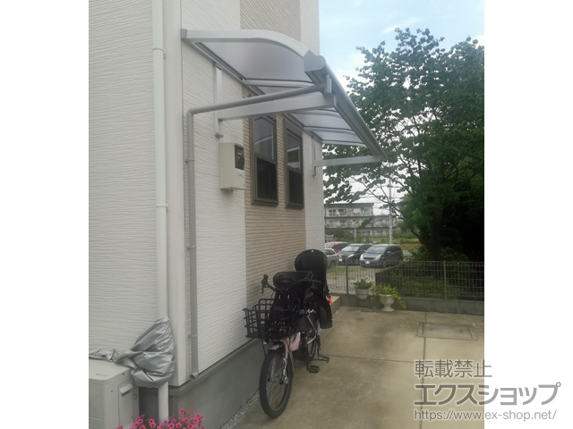 埼玉県志木市ののテラス屋根 ヴェクターテラス R型 ルーフタイプ 単体 積雪〜20cm対応 施工例