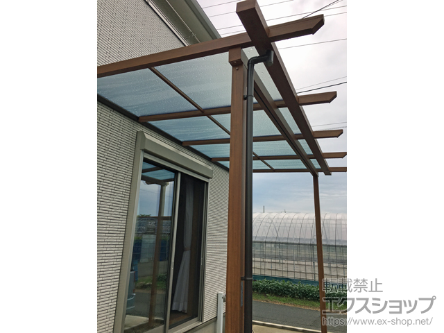 愛知県豊川市ののテラス屋根 サザンテラス (パーゴラ仕様) テラスタイプ 単体 施工例