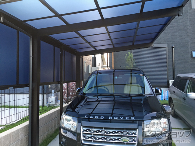 福岡県古賀市ののカーポート エフルージュグラン　積雪〜20cm対応 施工例