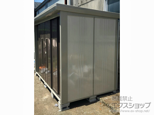 石川県金沢市のの物置・屋外倉庫 Mr.ストックマンダンディ 多雪型 2900×1590×2110 ND-S2915-B 施工例