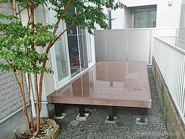 山梨県富士吉田市ののウッドデッキ マージウッドデッキ 施工例