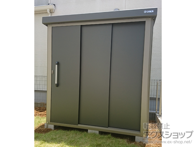千葉県四街道市のの物置・屋外倉庫 エスケーエイト SK8-70 一般型 1800×1200×1940 SK8-70-GK 施工例