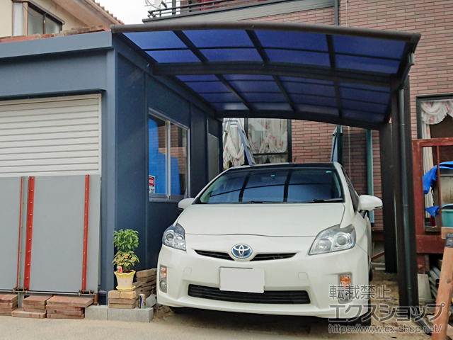 福島県伊達市ののカーポート レイナポートグラン　積雪〜20cm対応 施工例