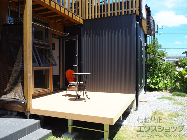 千葉県千葉市ののウッドデッキ リウッドデッキ 200 施工例