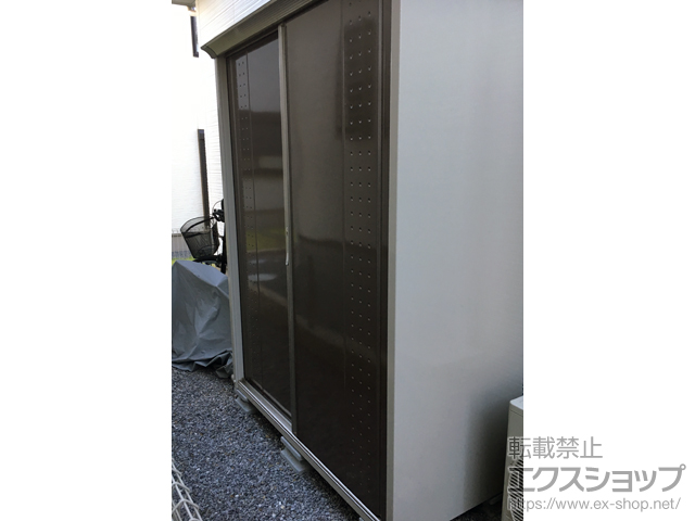 茨城県つくば市のの物置・屋外倉庫 グランプレステージジャンプ 1488×650×1900 GP-156A-T-CB 施工例